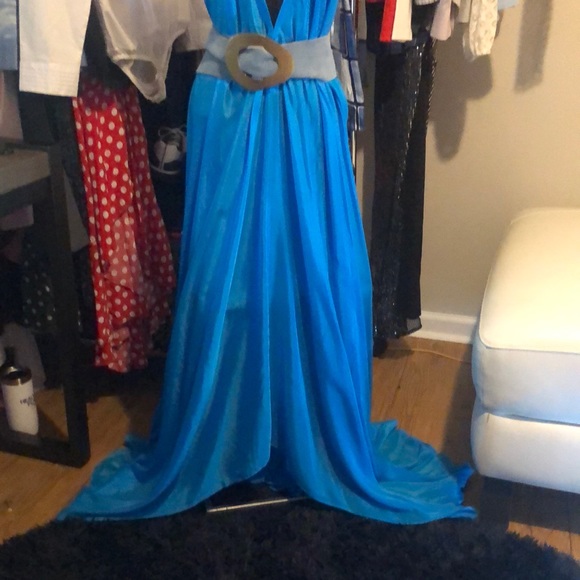 Aqua Maxi Gown – Colors of Fashion, NWT - Picture 4 of 15